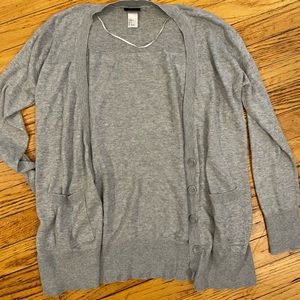 Grey H&M cardigan